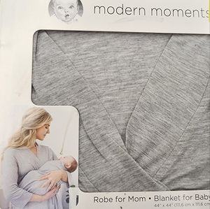 Modern Moments Robe for Mom and Blanket for Baby